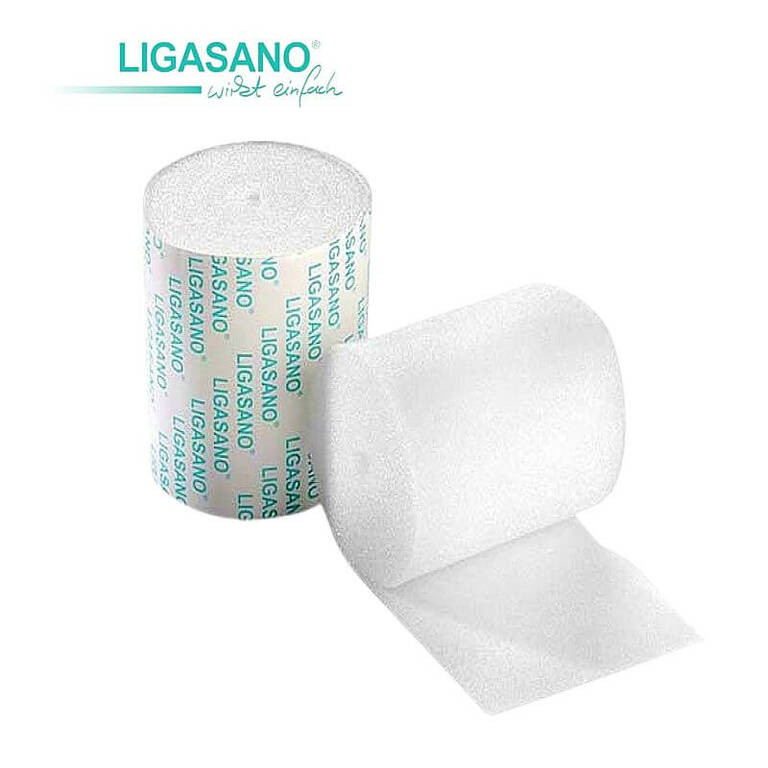Ligasano® tamponada, bandaż biały rolka 3mx5x0.3 cm 