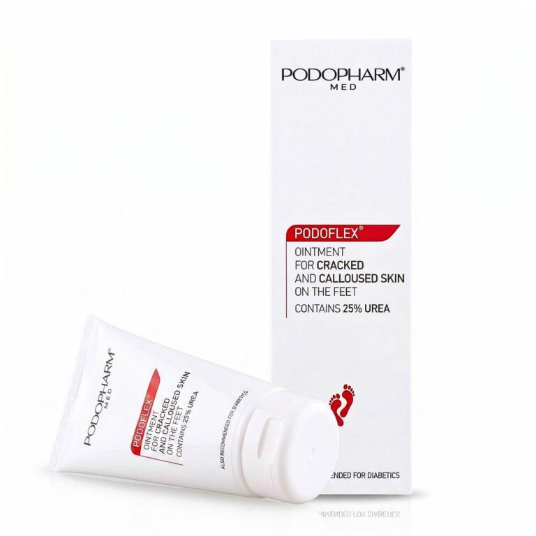 PODOFLEX® Maść 25% Mocznik do popękanej i zrogowaciałej skóry stóp 100 ml