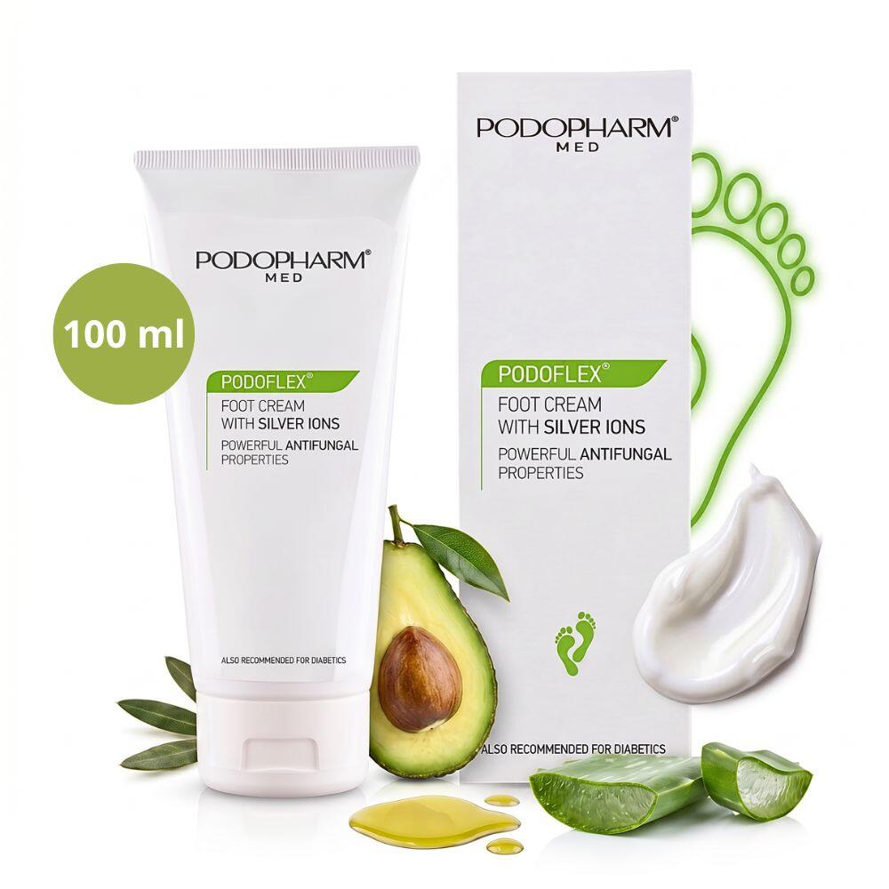 PODOFLEX® Krem do Stóp z Jonami Srebra 100 ml
