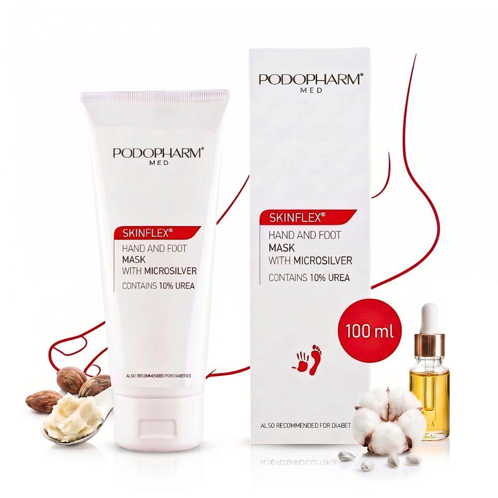 SKINFLEX® Maska do dłoni i stóp z Mikrosrebrem 100 ml