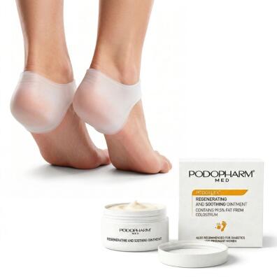 Podopharm® Zestaw Regeneracja Pięt - Maść z Colostrum + Okluzja