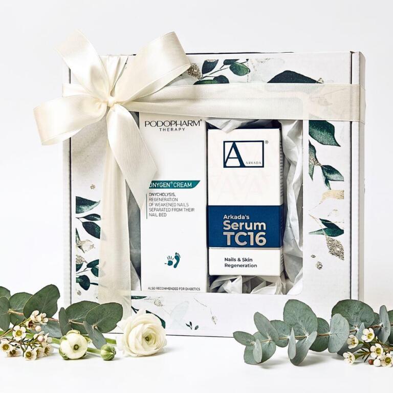 ONYGEN® Krem + Serum TC 16 | Zestaw Prezentowy na Regenerację Paznokci | Arkada®