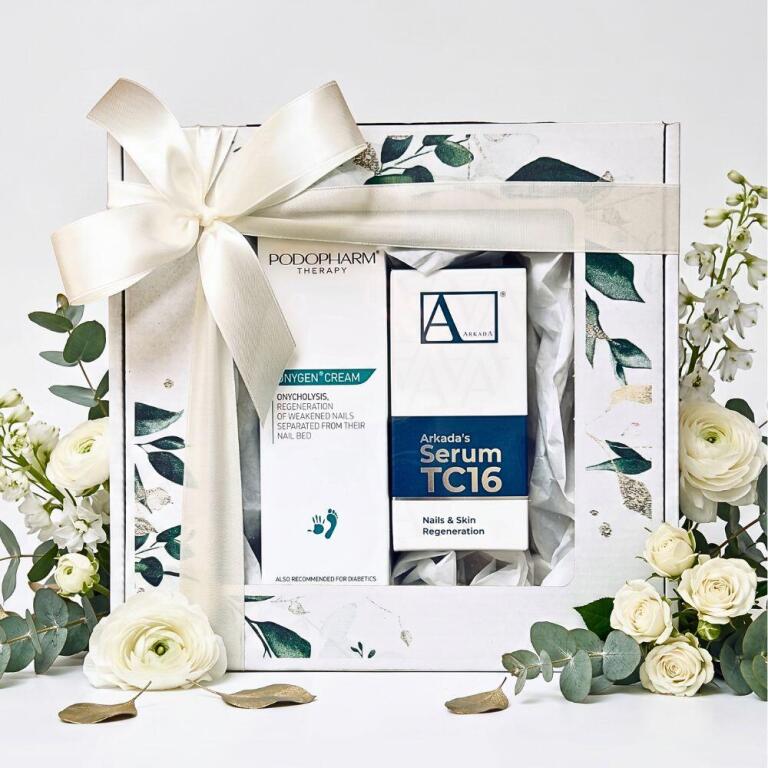 ONYGEN® Krem + Serum TC 16 | Zestaw Prezentowy na Regenerację Paznokci | Arkada®