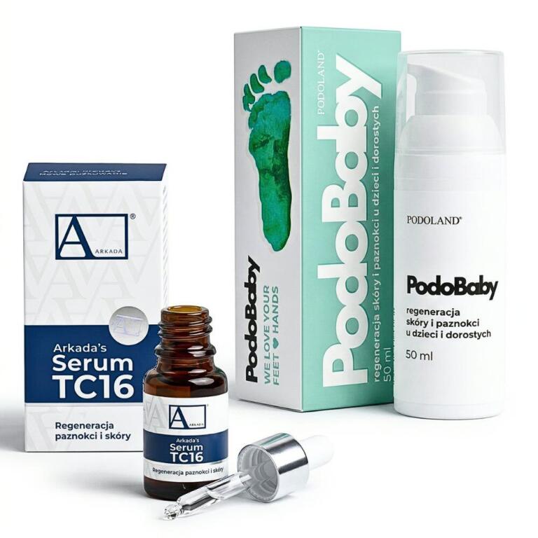 Arkada® PODOLAND® – Skuteczny Zestaw do Paznokci z Onycholizą | Działa Szybko!