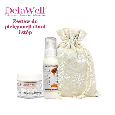 DelaWell® • Zestaw prezentowy do dłoni i stóp, ukojenie suchej skóry