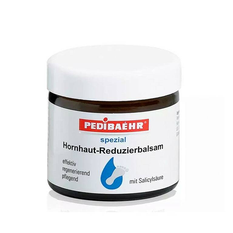 Pedibaehr • Maść do stóp z kwasem salicylowym, modzele, odciski, bardzo duże zrogowacenia 60 ml