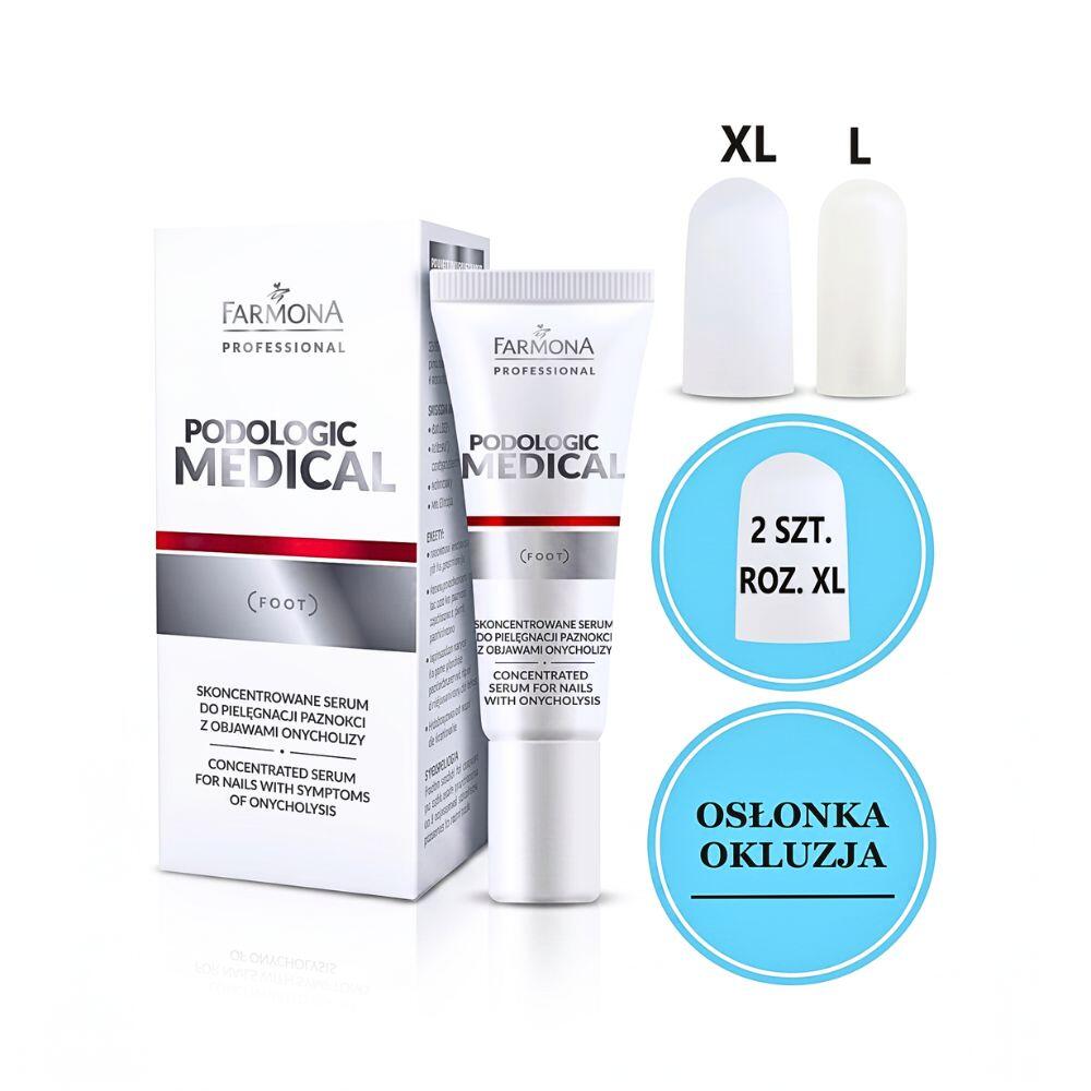 Farmona Podologic Medical Serum do paznokci z onycholizą + osłonka, okluzja