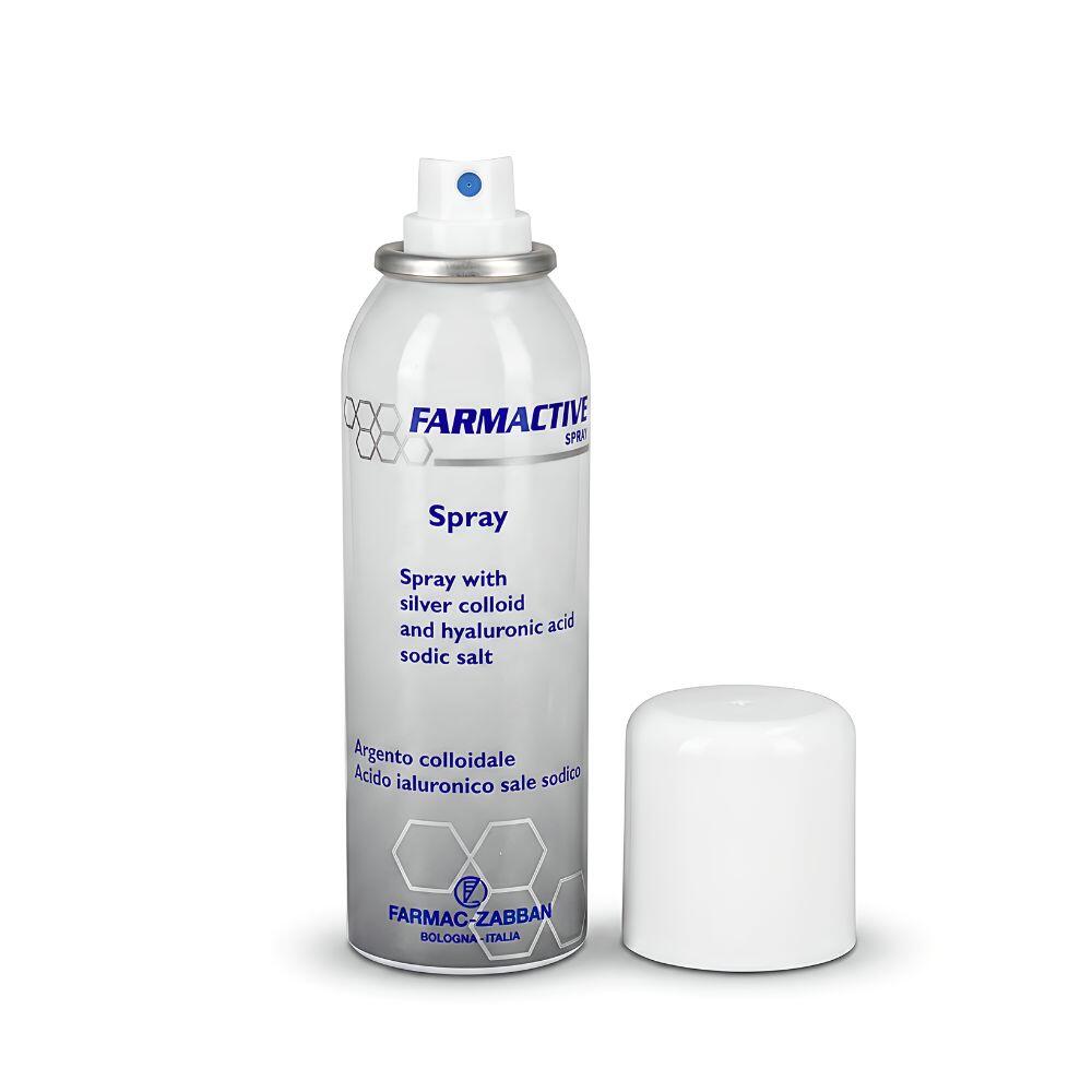 Spray Farmactive® Silver zawierający srebro i kwas hialuronowy