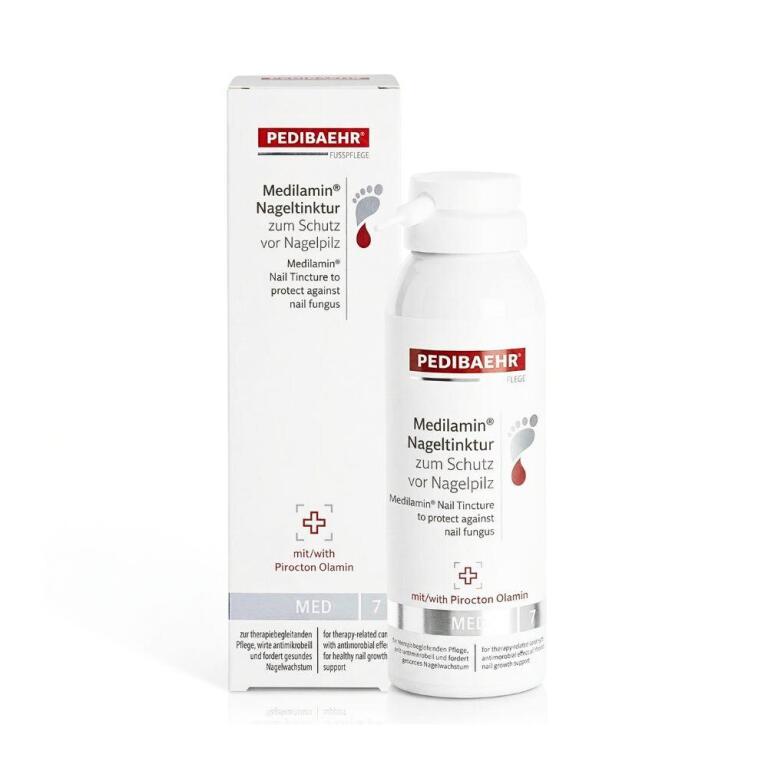 Pedibaehr® Medilamin® Skuteczna Tinktura na Grzybicę Paznokci