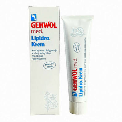 GEHWOL med® • Lipdro®  Krem silnie nawilżający do suchych i wrażliwych stóp 125 ml