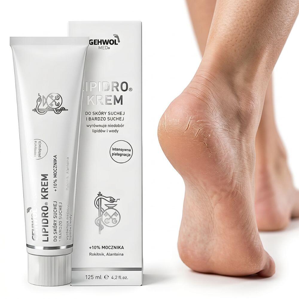 Lipidro® GEHWOL® med. Krem do stóp na pękające pięty