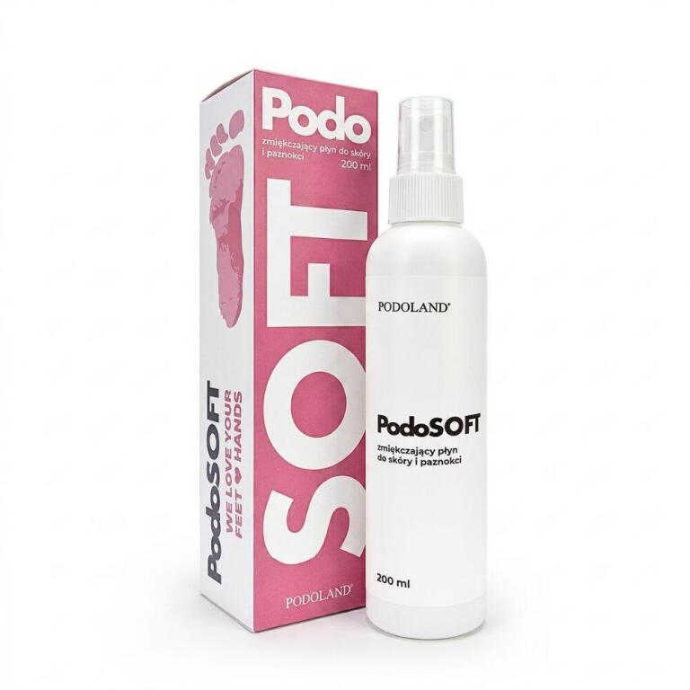 PodoSoft PODOLAND® – Profesjonalny Płyn Zmiękczający do Skóry i Paznokci 200 ml