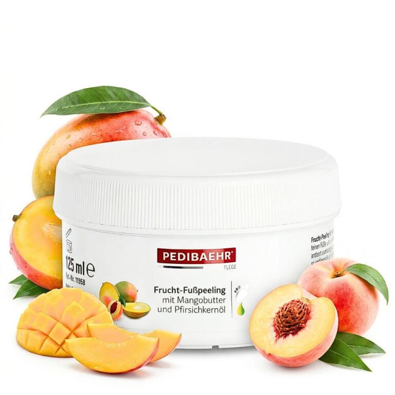 Pedibaehr Nawilżający peeling cukrowy do stóp z masłem shea i mango