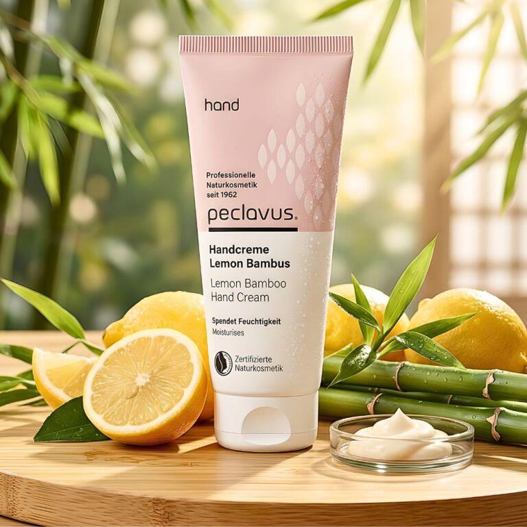 Peclavus hand Nawilżający naturalny krem do rąk limonkowo-bambusowy