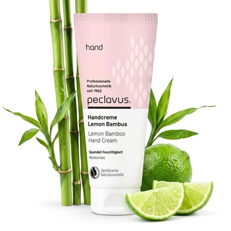 Peclavus hand Nawilżający naturalny krem do rąk limonkowo-bambusowy