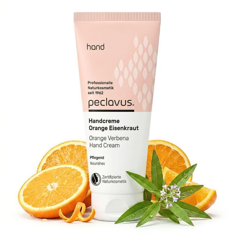 Peclavus hand Odżywczy naturalny krem do rąk pomarańcza i kwiat werbeny