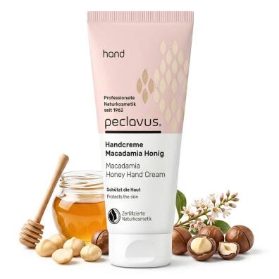 Peclavus hand Ochronny naturalny krem do rąk orzechy makadamia i miód