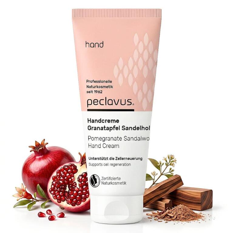 Peclavus hand Anti-Aging naturalny krem do rąk granat i drzewo sandałowe 