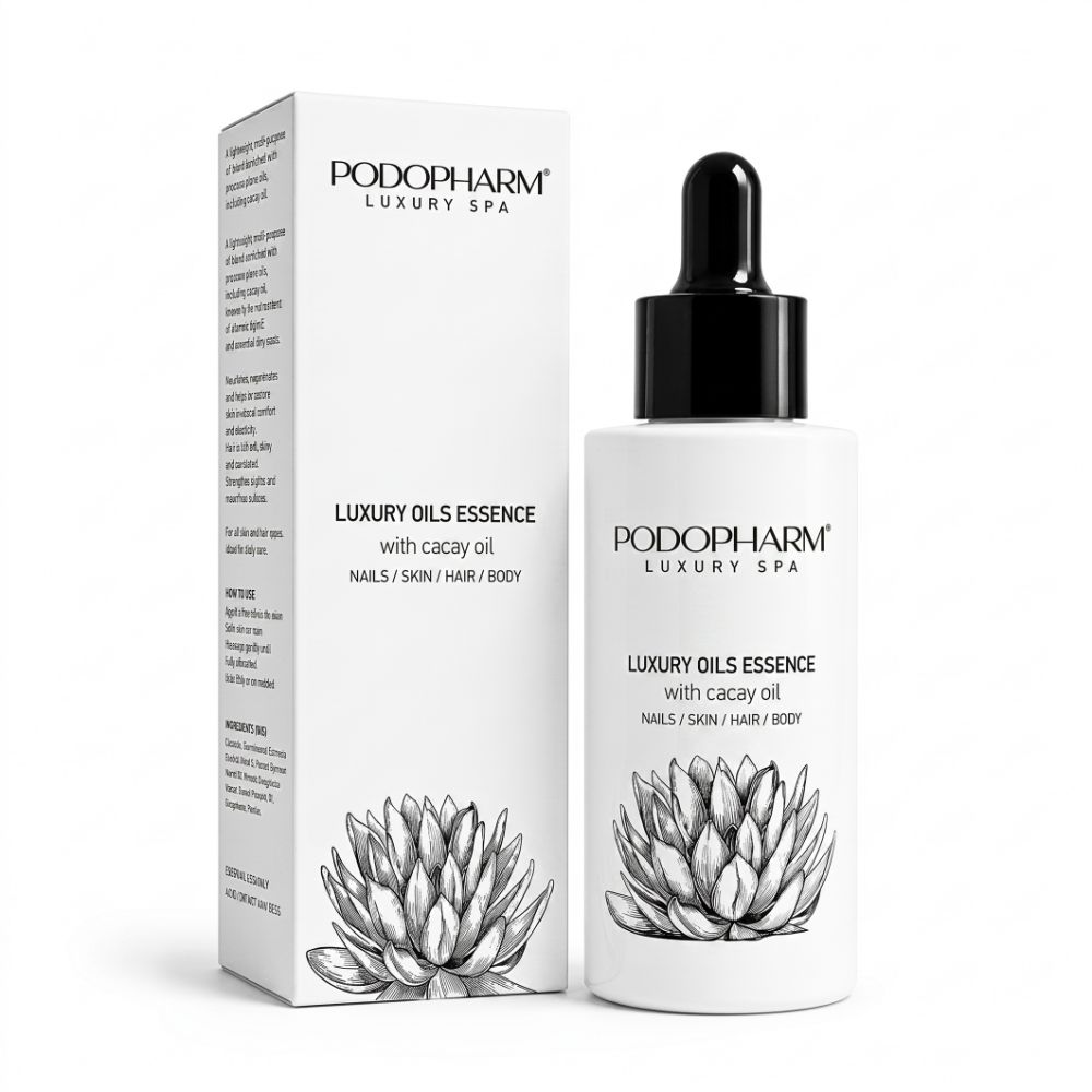 PODOPHARM® LUXURY OILS ESSENCE – Luksusowy olejek z olejem cacay do ciała, dłoni, stóp, paznokci i włosów 50 ml (4)
