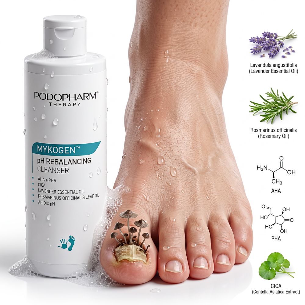 MYKOGEN® Mydełko z kwaśnym pH do stóp i paznokci 200 ml